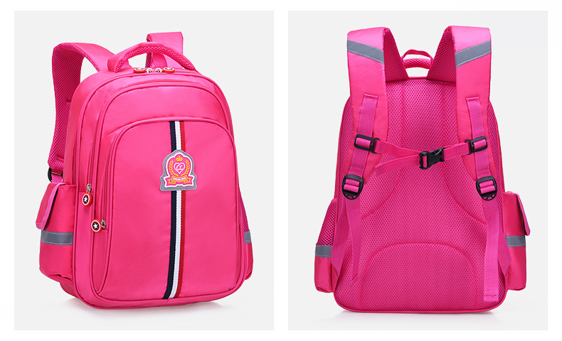 estudiante rosa vida escolar diaria mochilas