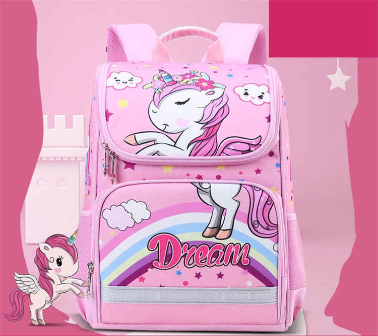 mochila escolar unicornio