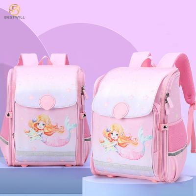 Bolsas de mochila escolar de sirena rosa púrpura rojo unicornio