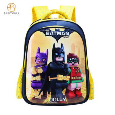 Dibujos animados niños marvel disney batman spiderman mochila escolar
