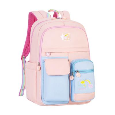 Rainbow unicorn college satchel mochila escolar bolsas para niñas
